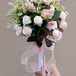 Minirózsa menyasszonyi / dobócsokor - esküvő - menyasszonyi- és dobócsokor - Meska.hu