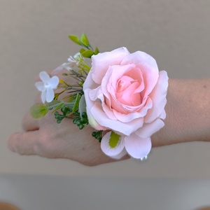 Lány tanu, koszorúslány csuklódísz   - esküvő - meghívó & kártya - koszorúslány felkérő - Meska.hu