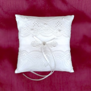 gyűrűtartó párna - Meska.hu