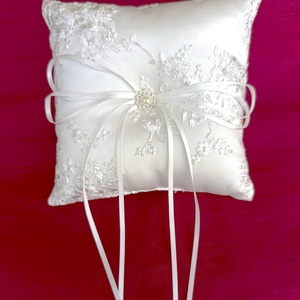 gyűrűtartó párna - Meska.hu