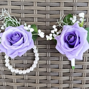 Vőlegény / Tanú ( Fiú, Lány ) kitűző, csuklódísz mini csomag - Meska.hu