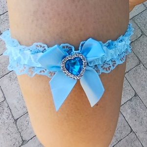 Valami kék  harisnyatartó, Esküvő, Kiegészítők, Harisnyatartó & Valami kék, , MESKA