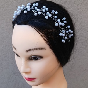 gyönyörű teklagyöngyös menyasszonyi hajdísz - esküvő - hajdísz - kontydísz & hajdísz - Meska.hu