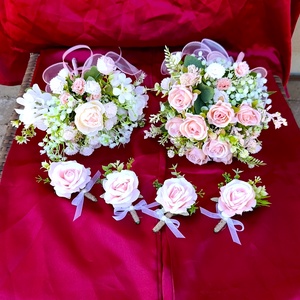 Esküvői csokor csomag  - esküvő - menyasszonyi- és dobócsokor - Meska.hu