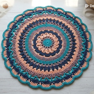 Copacabana horgolt mandala szőnyeg , Otthon & Életmód, Lakástextil, Szőnyeg, Horgolt szőnyeg, Horgolás, Copacabana
Képzeld el, hogy egy tengerparti bárban ülsz este. A levegőben maracuja koktél illata. L..., MESKA