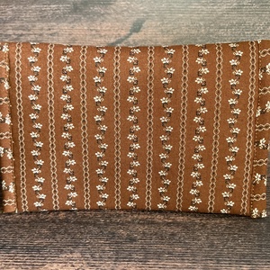 Pénztárca  - barna csíkos rózsaszín béléssel, , Patchwork, foltvarrás, Varrás, MESKA