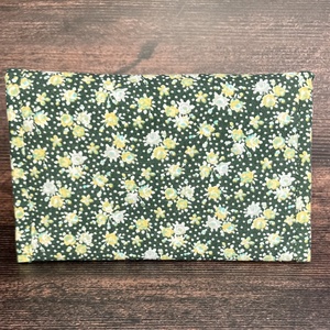 Pénztárca  - zöld sárga virággal, Táska & Tok, Pénztárca & Más tok, Pénztárca, Női pénztárca, Patchwork, foltvarrás, Varrás, MESKA