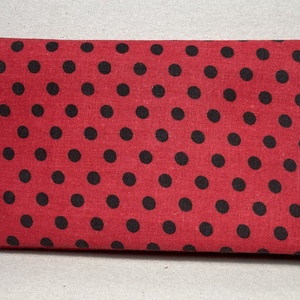 Pénztárca  - piros-fekete pöttyös, Táska & Tok, Pénztárca & Más tok, Pénztárca, Női pénztárca, Patchwork, foltvarrás, Varrás, MESKA