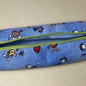 Kék pipere/tolltartó/tároló - táska & tok - neszesszer - Meska.hu