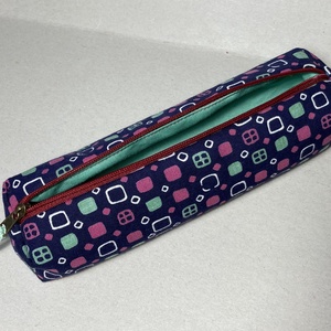 Kék-pink-zöld pipere/tolltartó/tároló - táska & tok - neszesszer - Meska.hu