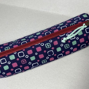 Kék-pink-zöld pipere/tolltartó/tároló - Meska.hu