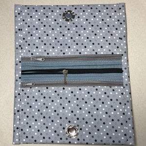Pénztárca  - szürke, pöttyös - táska & tok - pénztárca & más tok - pénztárca - női pénztárca - Meska.hu