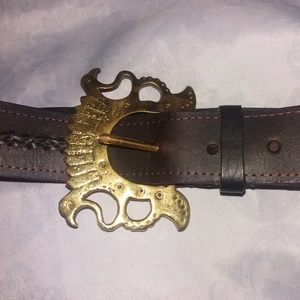  Öv kézműves  csattal - Meska.hu