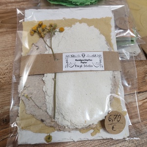 Kézműves vegyes merített papírok, DIY (Csináld magad), Egységcsomag, Papírművészet, MESKA