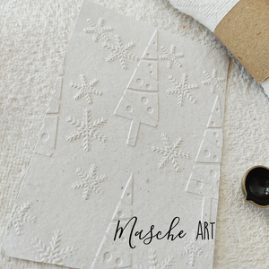 A3 / Kézzel merített (kézműves) papír ) - természetes fehér - kellékek & szerszámok - papír - egyéb papír - Meska.hu
