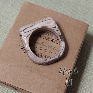 Gyűrű - unisex - papírgyűrű - kézműves, Ékszer, Gyűrű, Kerek gyűrű, Papírművészet, MESKA