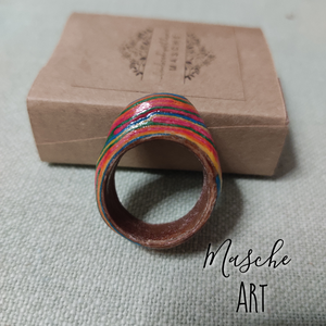 Gyűrű - unisex - papírgyűrű - kézműves - ékszer - gyűrű - kerek gyűrű - Meska.hu Gyűrű - unisex - papírgyűrű - kézműves - ékszer - gyűrű - kerek gyűrű - Meska.hu