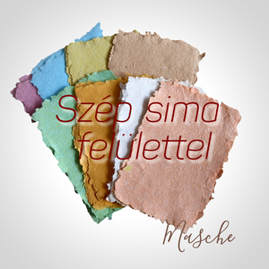 AKCI�!!! Kézműves kézzel merített - rongyos szélű - színes SIMA felületű papír A6, 10 db., Kellékek & szerszámok, Papír, Dekorációs papír, Papírművészet, MESKA