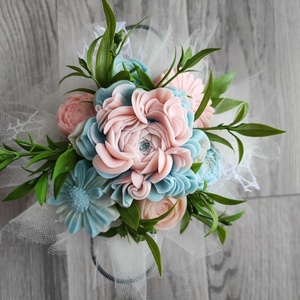 Virágbox pöttyös tartóban, Otthon & Életmód, Gyertya, illat, aroma, Illatviasz, Gyertya-, mécseskészítés, MESKA