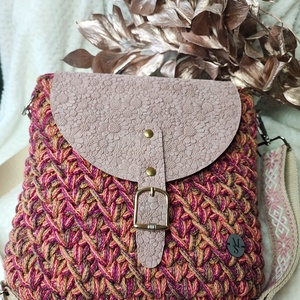 Crossbody táska , Táska & Tok, Kézitáska & válltáska, Vállon átvethető táska, Horgolás, MESKA