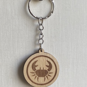 Zodiak kulcstartó, Táska & Tok, Kulcstartó & Táskadísz, Kulcstartó, Famegmunkálás, MESKA
