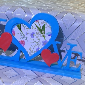 Valentin sziv, fényképes - otthon & életmód - dekoráció - dekoratív figurák és szobrok - Meska.hu