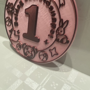 Gyermek születésnapi plakett - Meska.hu