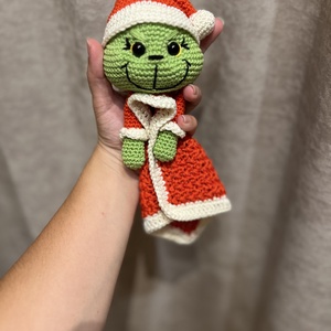 Grinch szundikendő - Meska.hu