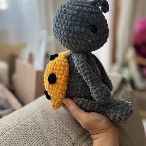 Amigurumi sárga katica  - Meska.hu