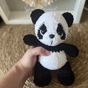 Horgolt Panda - Meska.hu