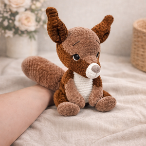 Horgolt mókus , Játék & Sport, Plüssállat & Játékfigura, Más figura, Horgolás, MESKA