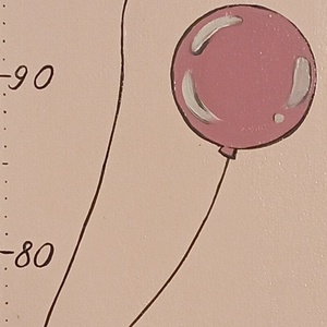 Magasságmérő farkaskislány - otthon & életmód - babaszoba, gyerekszoba - magasságmérő - Meska.hu