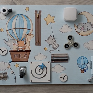 Hőlégballon Matatófal - baba - mama - baba játékok - matatófal - Meska.hu