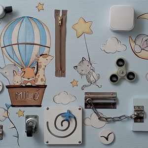 Hőlégballon Matatófal - baba - mama - baba játékok - matatófal - Meska.hu