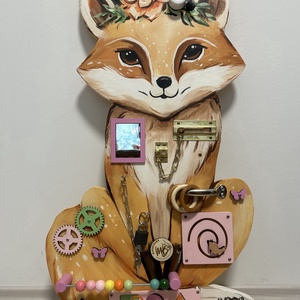 Rókalány Matatófal  - játék & sport - készségfejlesztő és logikai játék - oktató játékok - Meska.hu