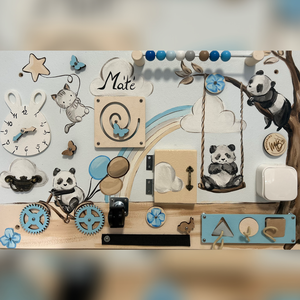 Pandamacis matatófal, Otthon & Életmód, Babaszoba, gyerekszoba, Babaszoba dekoráció, Festészet, MESKA