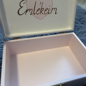 Emlékőrző doboz hattyú - otthon & életmód - babaszoba, gyerekszoba - babaszoba dekoráció - Meska.hu