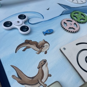 Víz alatt Matatófal - otthon & életmód - babaszoba, gyerekszoba - babaszoba dekoráció - Meska.hu