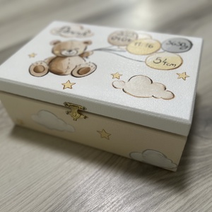 Macis Emlékőrző doboz - otthon & életmód - babaszoba, gyerekszoba - babaszoba, gyerekszoba - Meska.hu