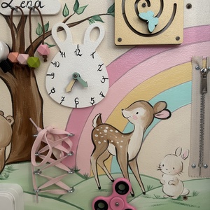 Erdős Matatófal állatokkal - játék & sport - készségfejlesztő és logikai játék - oktató játékok - Meska.hu