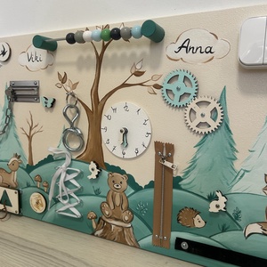 Testvér Matatófal Erdei állatokkal - otthon & életmód - babaszoba, gyerekszoba - babaszoba dekoráció - Meska.hu