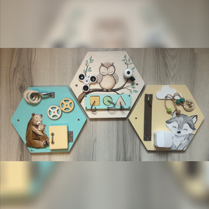 MatataHexa moduláris hexagon Matatófalak - baba - mama - baba játékok - matatófal - Meska.hu