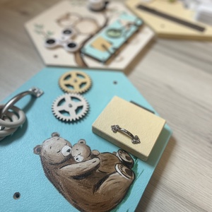 MatataHexa moduláris hexagon Matatófalak, Baba - mama, Baba játékok, Matatófal, Festészet, Famegmunkálás, MESKA