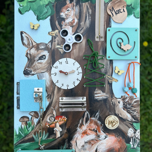 Őzik�s Matatófal , Baba - mama, Baba játékok, Matatófal, Festészet, MESKA