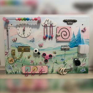 Virágos réten Matatófal , Baba - mama, Baba játékok, Matatófal, Festészet, MESKA