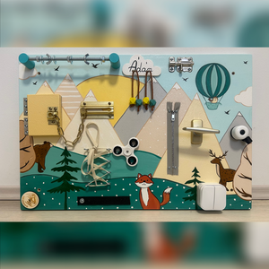 Hegyek között, állatos Matatófal , Baba - mama, Baba játékok, Matatófal, Festészet, MESKA