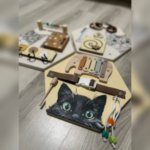 Cicás MatataHexa moduláris hexagon Matatófalak - baba - mama - baba játékok - matatófal - Meska.hu