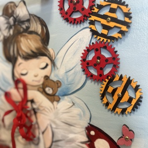 Tündérlány Matatófal  - baba - mama - baba játékok - matatófal - Meska.hu