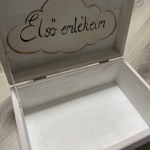Emlékőrző doboz Rózának - baba - mama - babaemlékek - baba emlékőrző - Meska.hu