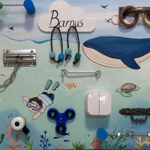 Tenger mélyén Matatófal - baba - mama - baba játékok - matatófal - Meska.hu